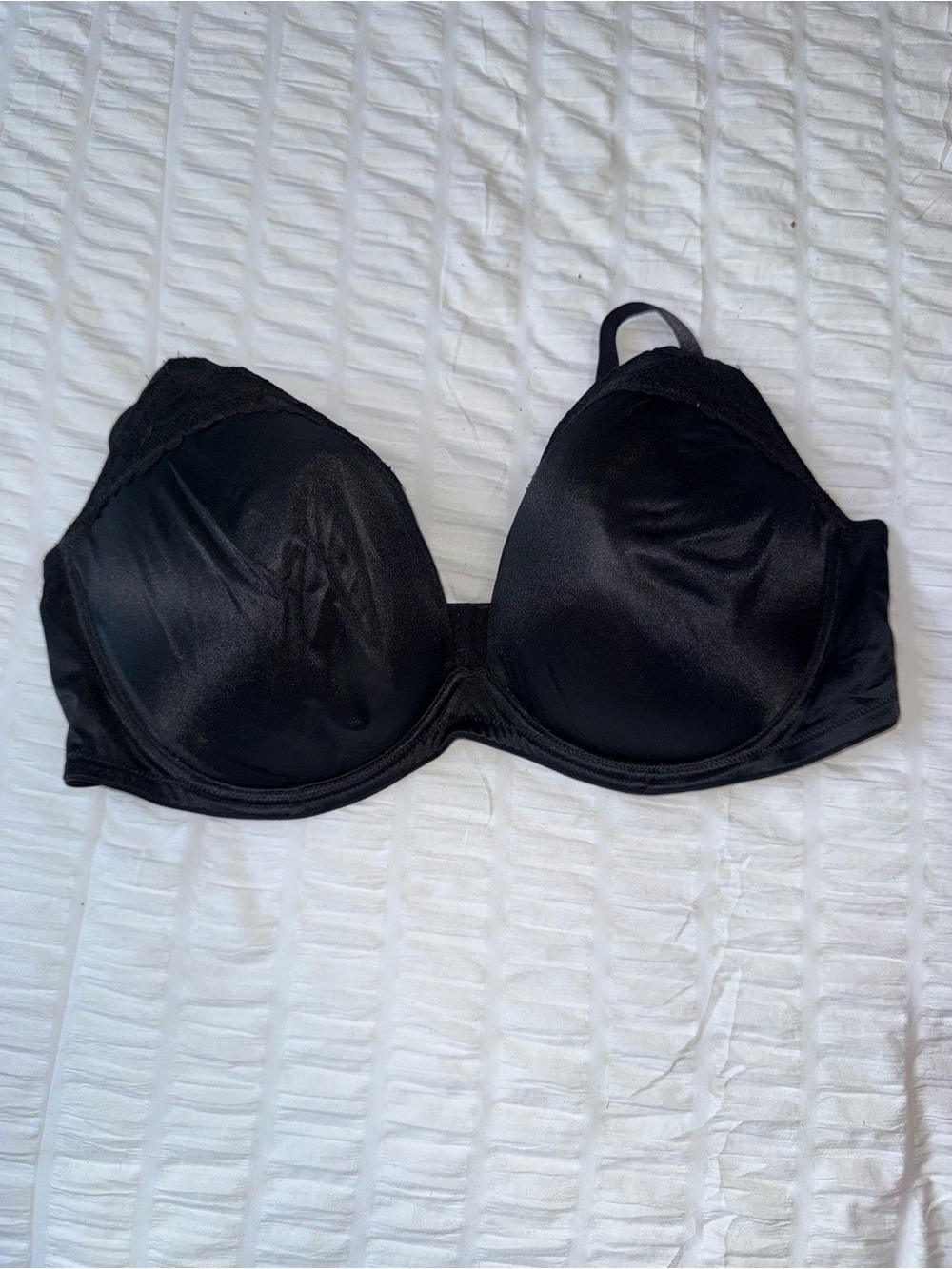 Dreamfit Everyday Smooth Black Underwire Bra Padded Cups 42D
